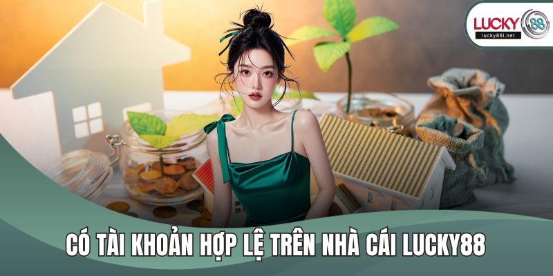 Có tài khoản hợp lệ trên nhà cái LUCKY88